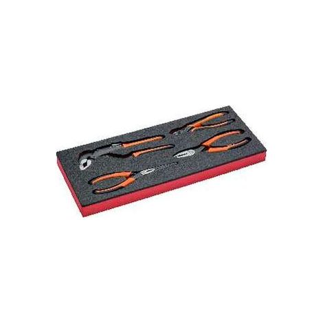 Bahco Fit&Go 1/3 Schaumstoffeinlage Zangensatz - 4-tlg. (1/5)