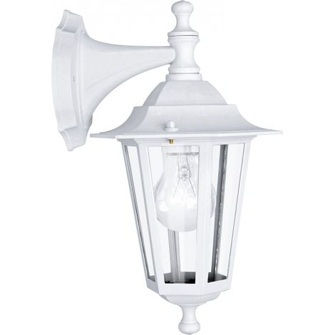 Außenwandleuchte Abwärts Metall & Glas H35cm Weiß - Eglo (1/5)