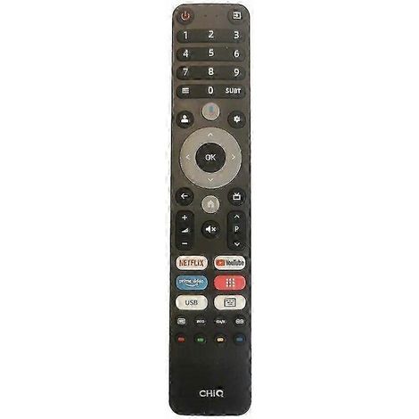 Télécommande vocale 4K authentique et neuve pour téléviseurs Chiq Changhong PTV32H-5024C et PTV40GF-5024C (1/5)