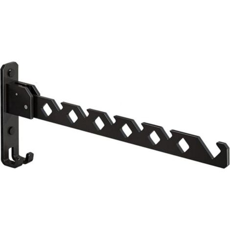 Tendedero de ropa con ángulo ajustable, de montaje en pared, plegable, de gran capacidad, para lavandería, balcón o baño. (1/5)