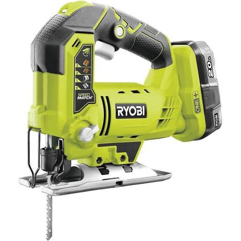 RYOBI Scie sauteuse pendulaire 18V - 1 batterie 2,0Ah - 1 chargeur - R18JS-120S (1/6)