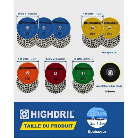 Nylon Fiber Flap Discs Abrasive Discs Angle Grinder, Paint Rust Remover (1/4)