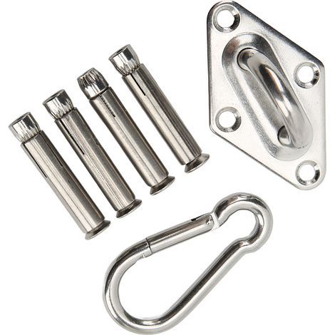 Hängematten-Aufhängungsset, Wand-/Deckenhalterung, Karabiner und Türschlaufe für die Yoga-Hängematte im Innenbereich sind im Lieferumfang enthalten. (1/5)