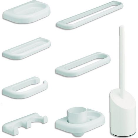1CF KIT ACCESSORI DA BAGNO SERIE LINEA 9 PZ.