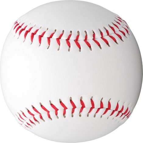 Balle de baseball standard de 9 pouces, fabriquée à la main, avec intérieur en caoutchouc souple, 7,2 cm, pour l'entraînement au softball. (1/5)