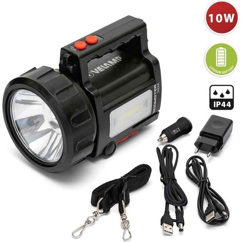 Proyector recargable anti blackout + Luz lateral + power bank DOOMSTER TREKK VELAMP (1/5)