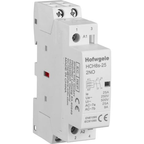 HCH8s-25 Contacteur modulaire 2NO 25A pour Smart Home House Hotel (1/5)