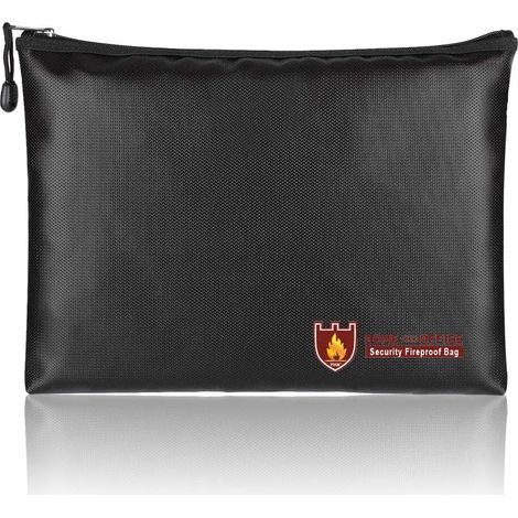 Borsa portadocumenti ignifuga e impermeabile, sicurezza antincendio, 24,1 x 34,3 cm (1/5)