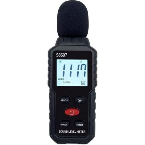 Digitales Schallpegelmessgerät für Klassenzimmer, Zuhause, Straße, 30-130 dB zur Geräuschmessung, Geräuschpegel-Messgerät (1/5)