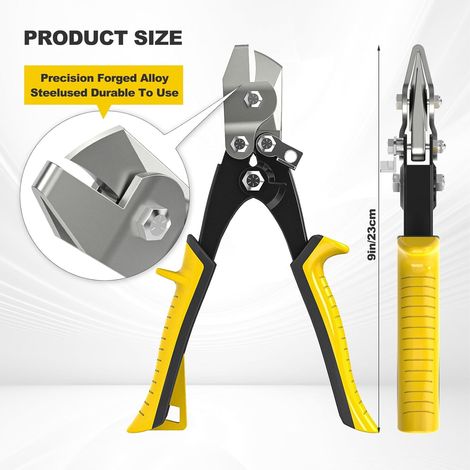 Outil de rainurage en V à 30° jaune et noir pour systèmes de tuyauterie, tuyaux et outils de sciage CVC
