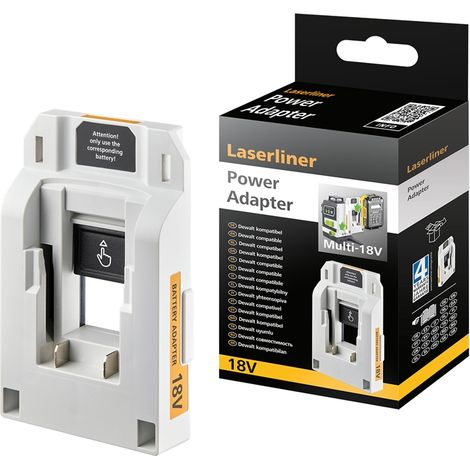 Laserliner PowerAdapter für 18 V DeWalt Akkusystem