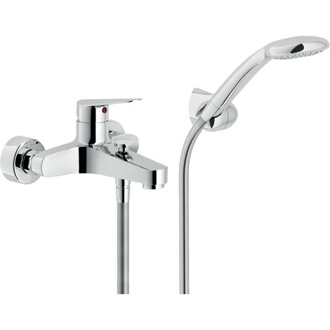 Kit doccia con miscelatore lavabo e soffione Nobili Carlo BS101110CR