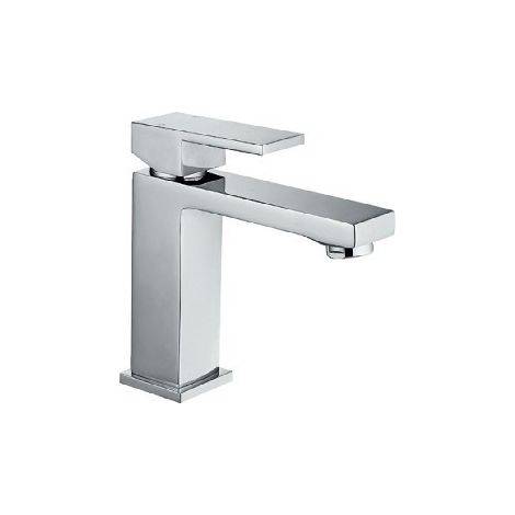 Rubinetto miscelatore monocomando lavabo, finitura cromo, completo di piletta da 11/4 in metallo diam. 25 mm (1/4)