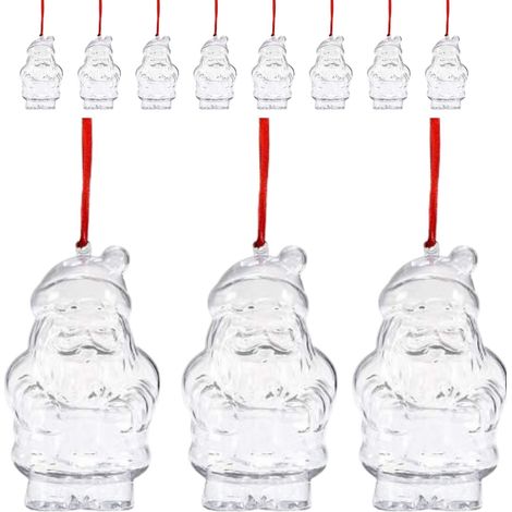 20 Decorazioni per Albero a di Forma di Babbi Natale Personalizzabili (1/3)
