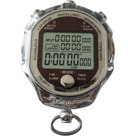 Chronomètre Portatif De Sport, Minuterie, Réveil, Chronomètre Numérique, 1/1000 Secondes, Chronographe Électronique, for Le Sport De Plein Air (1/5)