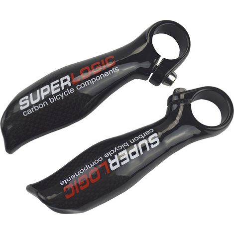Superlogic carbon fiber auxiliary handlebar, 115g, ergonomic design. (1/5)