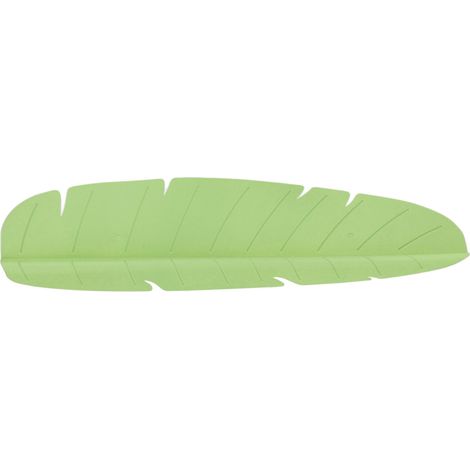 Pare-éclaboussures élastique réutilisable en feuille de bananier pour évier de cuisine, idéal pour laver la vaisselle et les légumes (vert). (1/5)