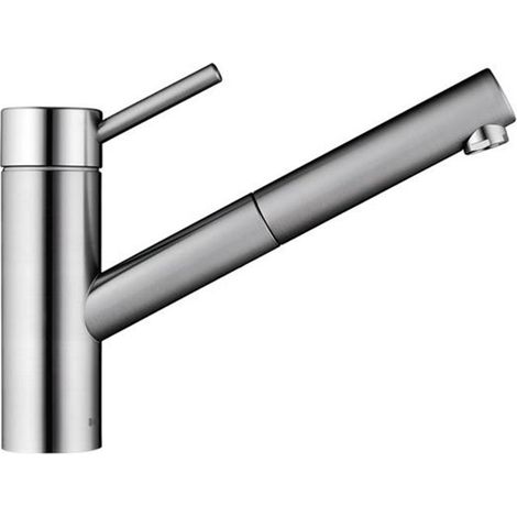 KWC Küchenarmatur Inox 3 mit ausziehbarem Auslauf Edelstahl Hochdruck (1/2)