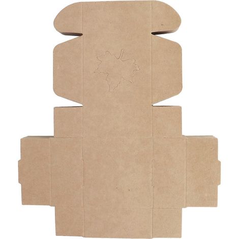 50 Kraftpapier-Geschenkboxen mit Ahornblattmotiv, handgefertigte Verpackung für kleine Geschenke, Hochzeits- und Partygeschenke (1/5)