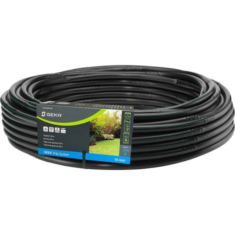 GEKA – Drip System 16 mm Tuyau goutteur – 50 mètres, goutteurs tous les 30 cm (1/2)