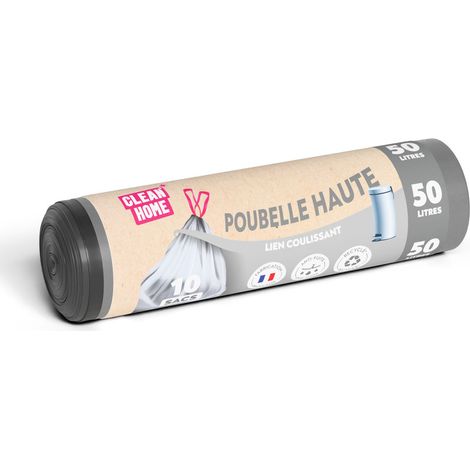 Sacs Poubelle Clean Home Liens Coulissants Sacs Poubelle Clean Home Liens Coulissants - Publi Embal
