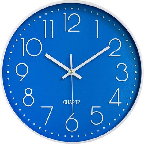 Horloge Murale silencieuse 12 dans Horloge de Cuisine Quartz à Piles Moderne décor à la Maison Horloge Bureau Classe Salon Chambres,murale à échelle (1/5)