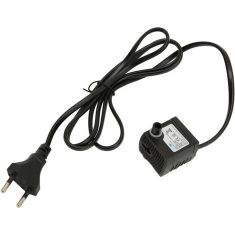 Mini-Tauchpumpe, geräuscharm, einstellbar, IPX8 wasserdicht, mit Saugnapf für Aquarien, EU-Stecker 220–240 V (1/5)