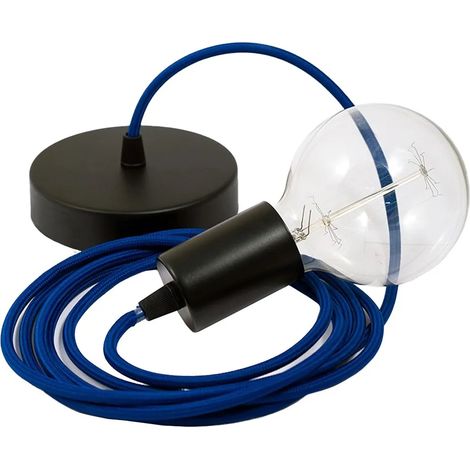 Lampada a sospensione creative-cables rm12 cavo tessile 2 metri (1/3)
