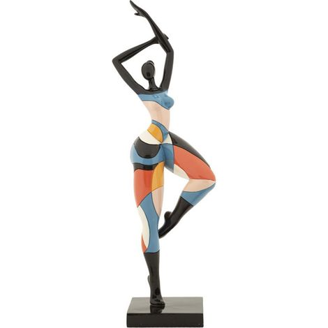 Statuette Femme Position Danseuse "Rubic" 38cm Multicolore (1/5)