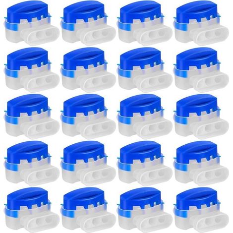 Connecteurs de câble pour tondeuse robot Automower – lot de 20 – remplis de résine (1/5)