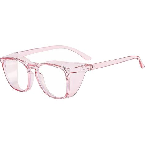 Occhiali di sicurezza, antiappannamento, antigraffio, C5 Rosa (1/2)