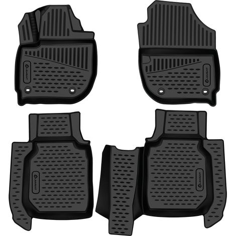 KIT TAPPETINI COMPATIBILE CON HONDA HR-V, 2016-, 2nd gen wagon, (Europe), 4 pcs.  TAPPETINO IN GOMMA TPE  BORDO ALTO 3D ANTISCIVOLO IMPERMEABILE