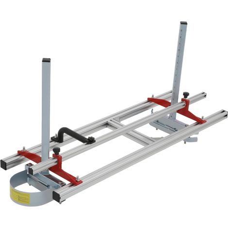 Gruminette Scierie MobilePortable, 35-92 cm Barre de Guidage en Acier Galvanisé, Épaisseur de Coupe 5-300 mm, Scieuse Portable pour Tronçonneuse, Idéale pour Charpentiers et Bûcherons