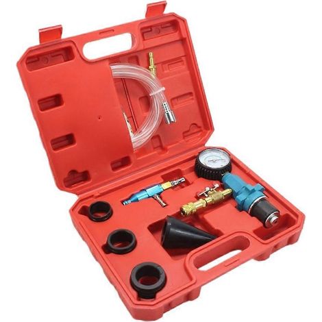 Kit d'outils universel pour purge sous vide du système de refroidissement automobile et remplissage de liquide de refroidissement, outil de refroidissement moteur automobile (1/5)