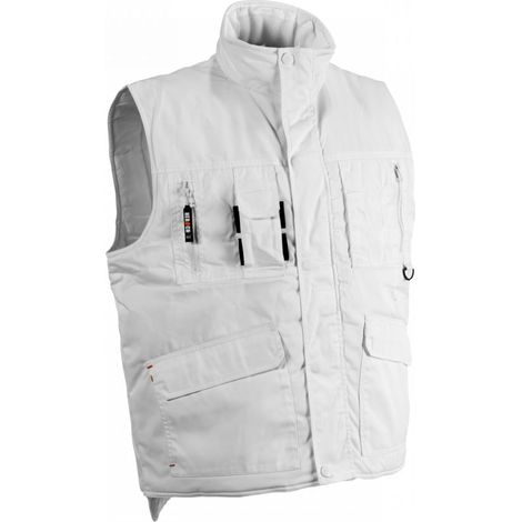 Gilet sans manches multipoches Donar Herock Blanc XL. (1/2)