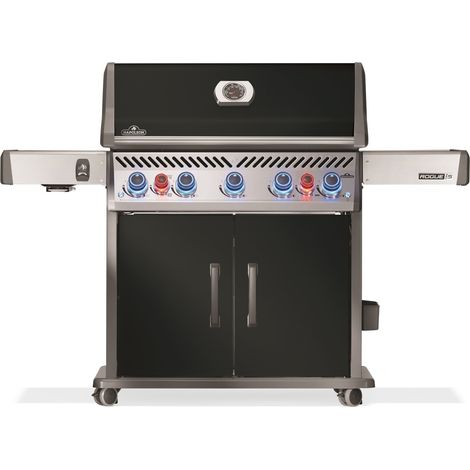 barbecue a gas napoleon "rogue pro-s 625 rsib" nero 7 bruciatori (1/5)