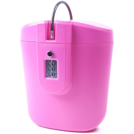 Aga Cassetta di sicurezza portatile Rosa