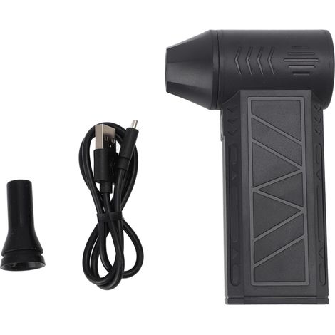 Ortviai Souffleur Électrique Sans Fil 90 000 tr/min avec LED, 3 Vitesses, Batterie Rechargeable 5000 mAh, Noir (1/5)