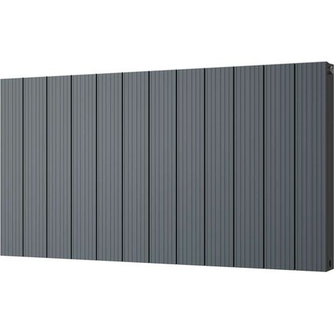 Thetford - Anthracite Horizontal Radiator Double Panel H600mm x W1124mm Grooved