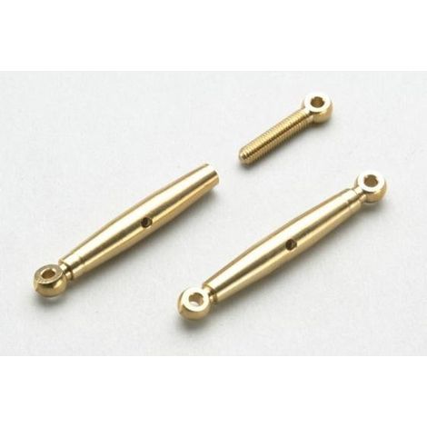 Precision Tension Couplers - M2.5 - Aluminium - 2 pcs
