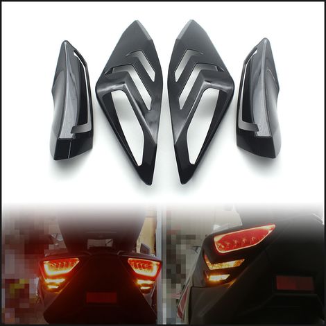 Front and rear indicator covers for XMAX300, X-MAX 125, 250 and 400 motorcycles