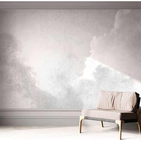 Papier peint adhésif autocollant pour salon chambre à coucher peint imprimé pour mur Nuages subtils 312x219 cm (1/5)