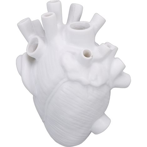 Pot de fleurs en résine en forme de cœur anatomique, vase gothique, pot de fleurs créatif orné de sculptures exquises, décoration artistique audacieuse pour la maison, le bureau, une table ou une étag (1/5)