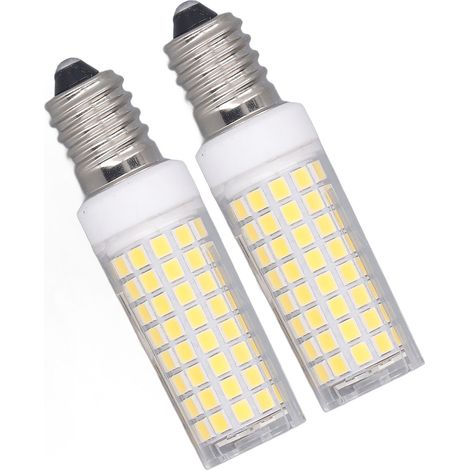 2er-Pack E14 10W dimmbare LED-Maiskolbenlampen, 102 LEDs, energiesparend, 100–120V Wechselstrom (1/5)