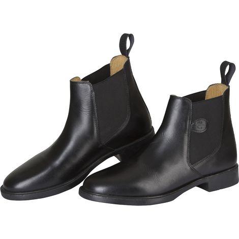 Reitstiefelette Leder Classic schwarz, Gr. 41