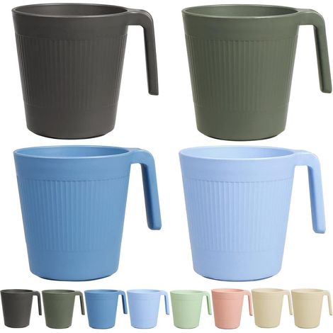 Tasse Kaffeetasse Henkel 500ml ohne 8 Pcs Nordische Tasse mit Henkel (1/5)
