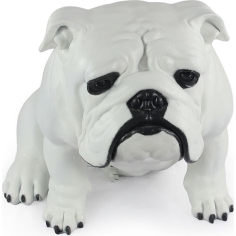 Bouledogue anglais, Bulldog II - une statuette de chien grandeur nature, une figurine à l'échelle 1:1, une statue de jardin par Art-Dog (1/5)