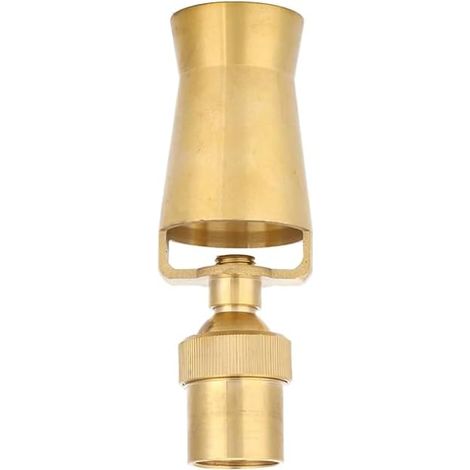 CSPARKV （13×4.5×2.5cm）(Ice Tower) Brass Fountain Nozzle, Water Fountain Spray Head DN15, DN20, DN25, Fountain Accessories for Garden Water Display