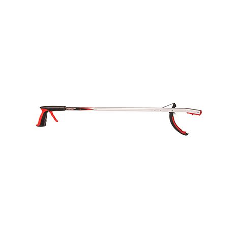 Pince à Déchets Litterpicker Pro Avec Machoire Inférieure Mobile, Poignée Bimatière, Manche 85 Cm Et Réfléchissant.