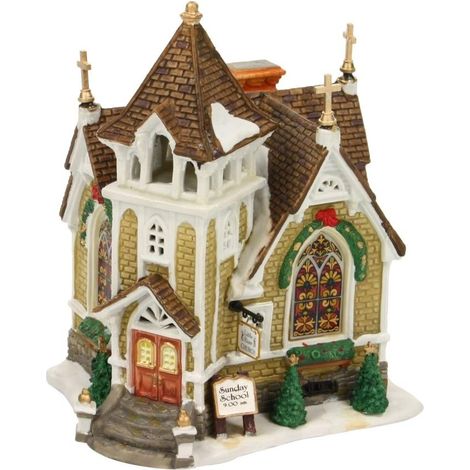 Lemax Little River Church 45069 Villaggio Di Natale Natalizio (1/5)